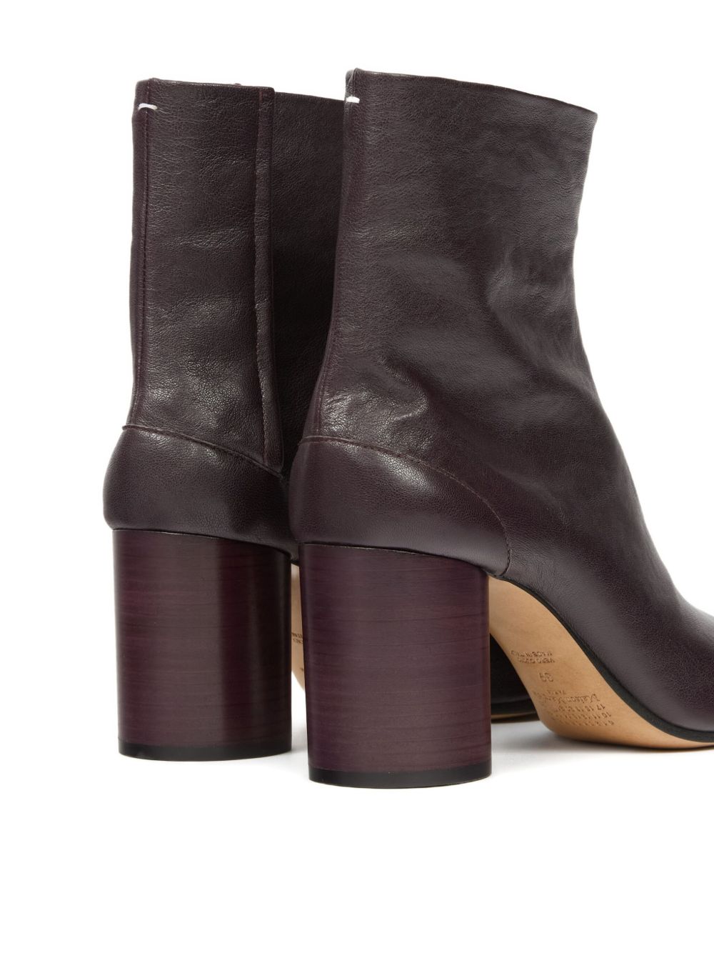 Maison Margiela Women Tabi Leather Ankle Boots MAISON MARGIELA