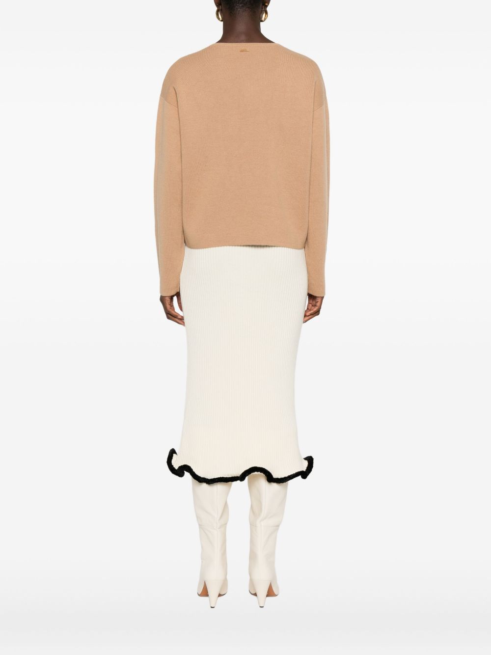 Max Mara Women V-Neck Sweater In Cashmere Wool MAX MARA
