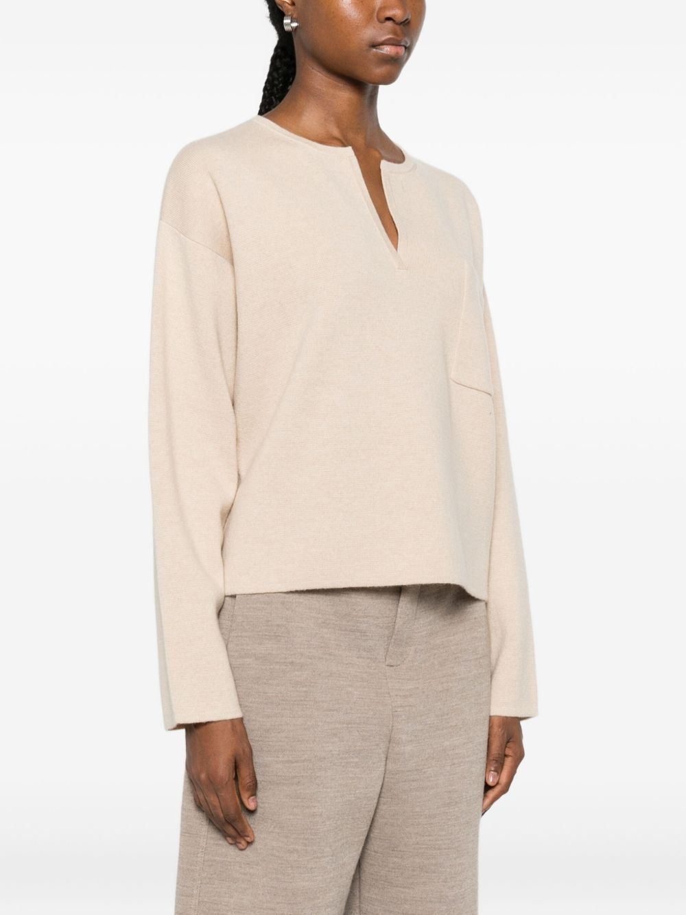 Max Mara Women V-Neck Sweater In Cashmere Wool MAX MARA