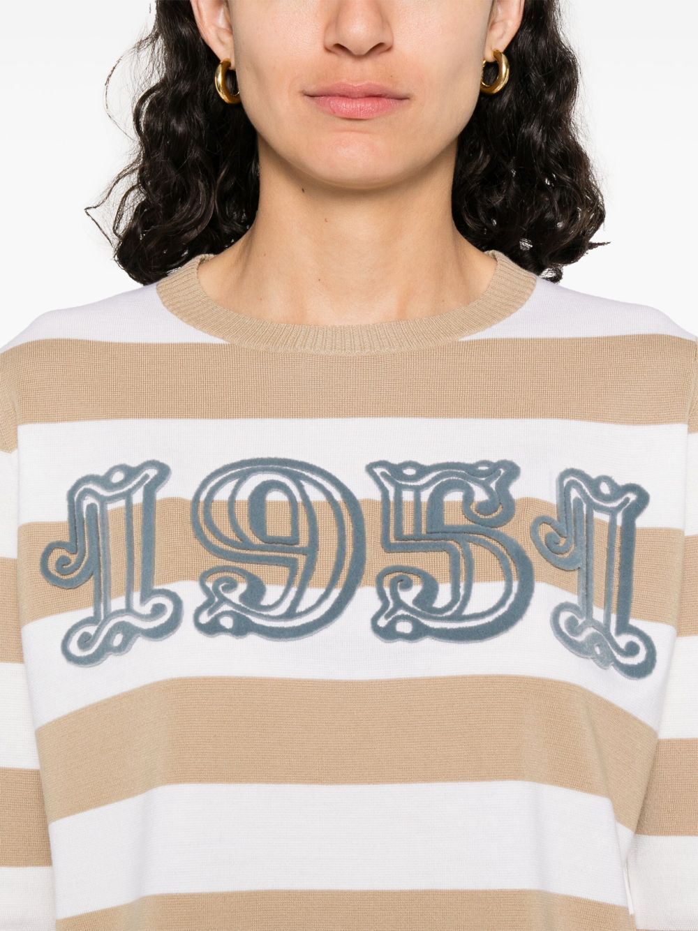 Max Mara Women Wool Striped Sweater MAX MARA