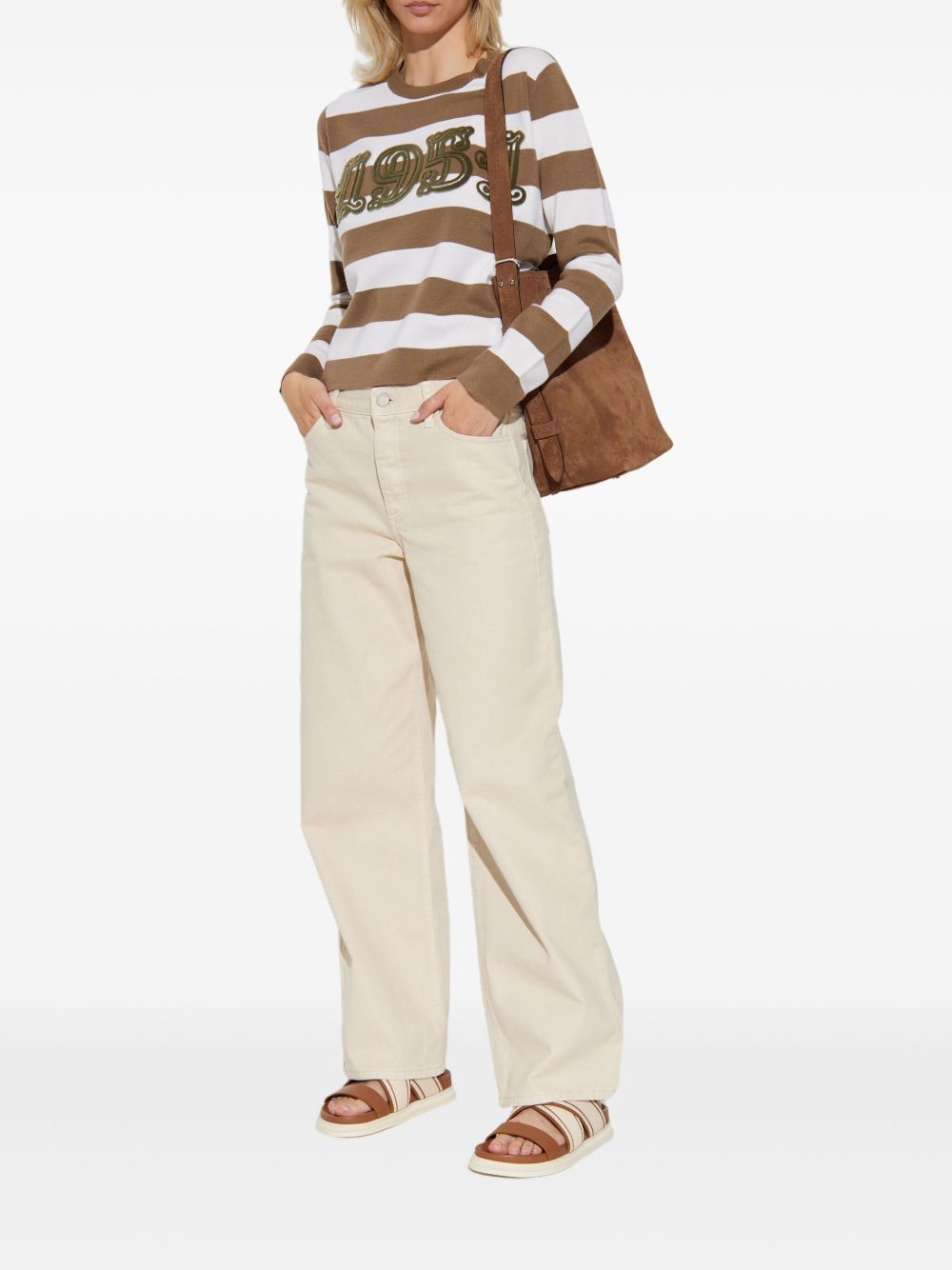 Max Mara Women Striped Wool Sweater MAX MARA