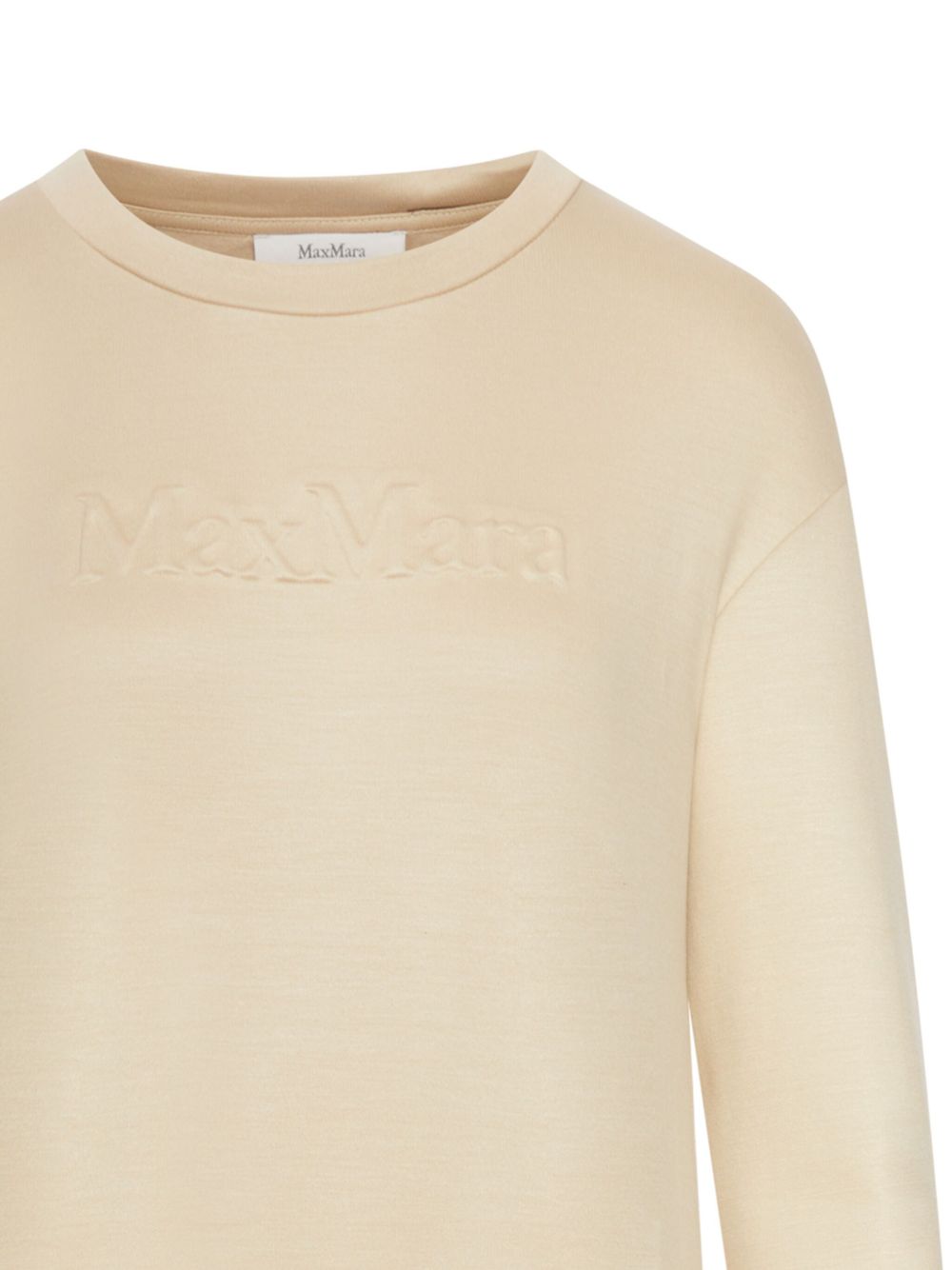 Max Mara Women Crewneck Cotton Sweatshirt MAX MARA