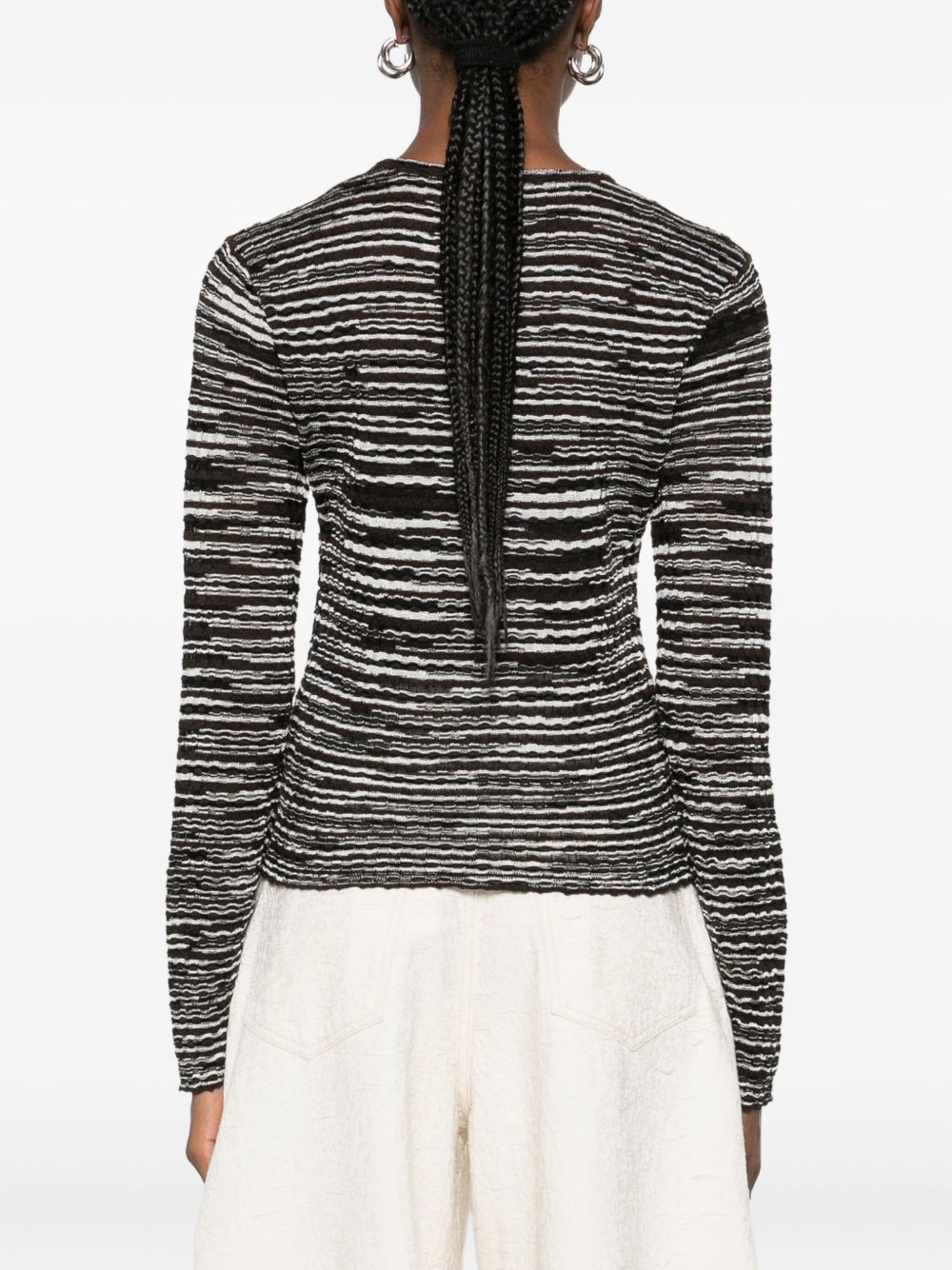 Missoni Women Wool Blend Crewneck Sweater MISSONI