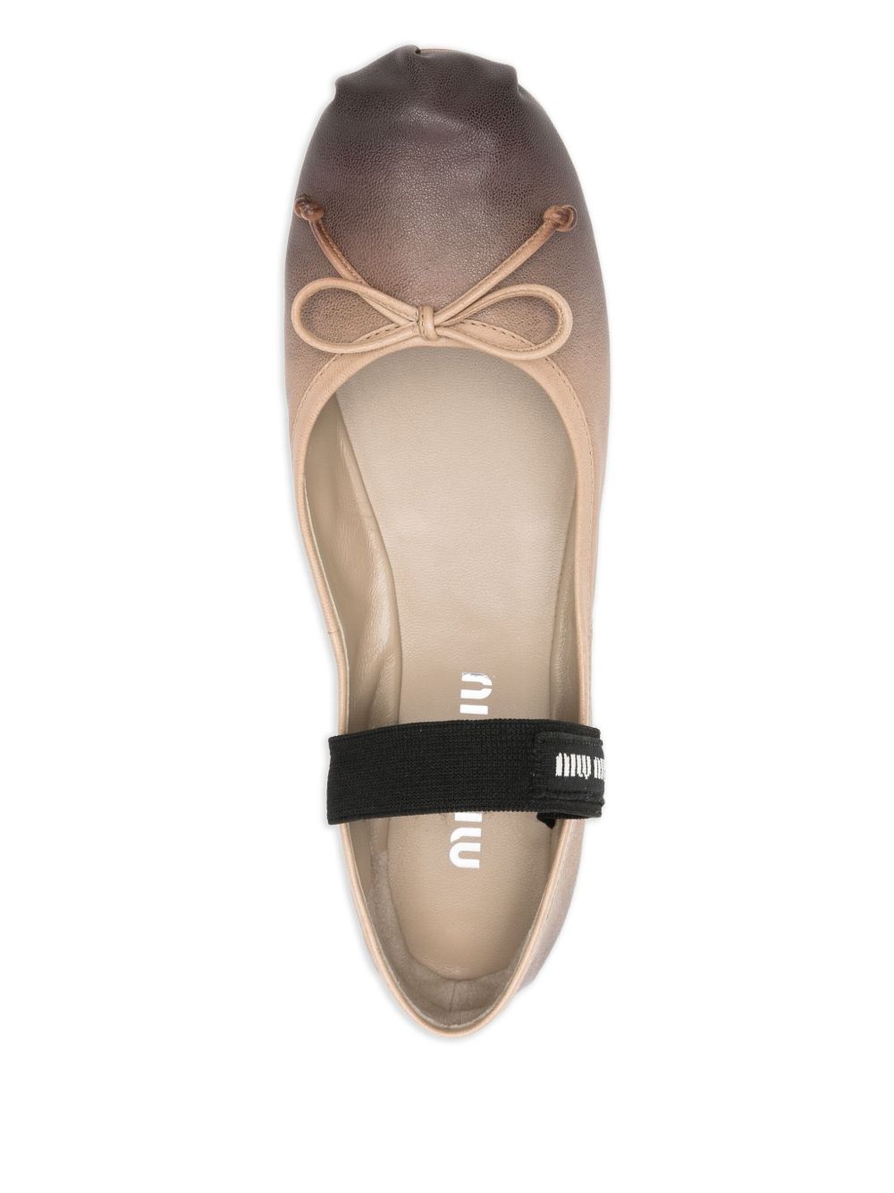 Miu Miu Women Leather Ballets MIU MIU