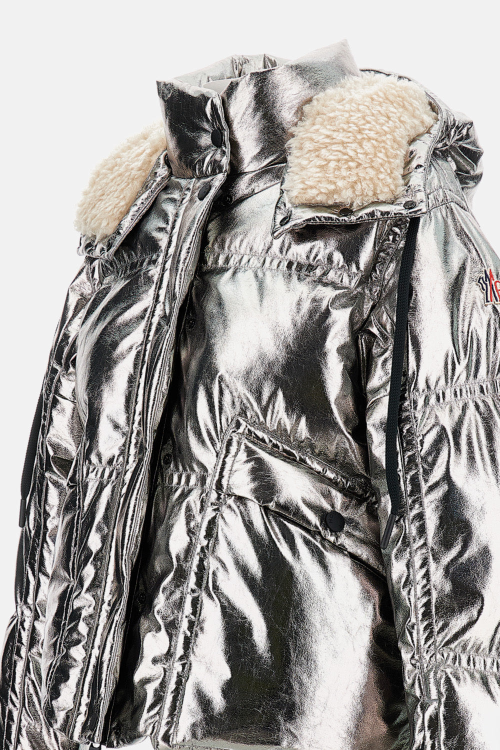 Moncler Grenoble Women Calaque Metallic Ski Jacket MONCLER GRENOBLE
