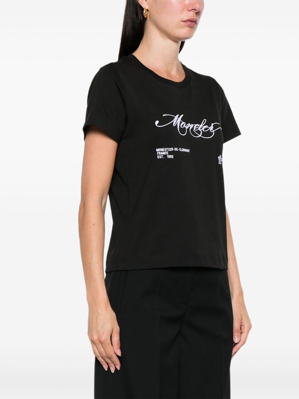 Moncler Women Logo Cotton T-Shirt MONCLER