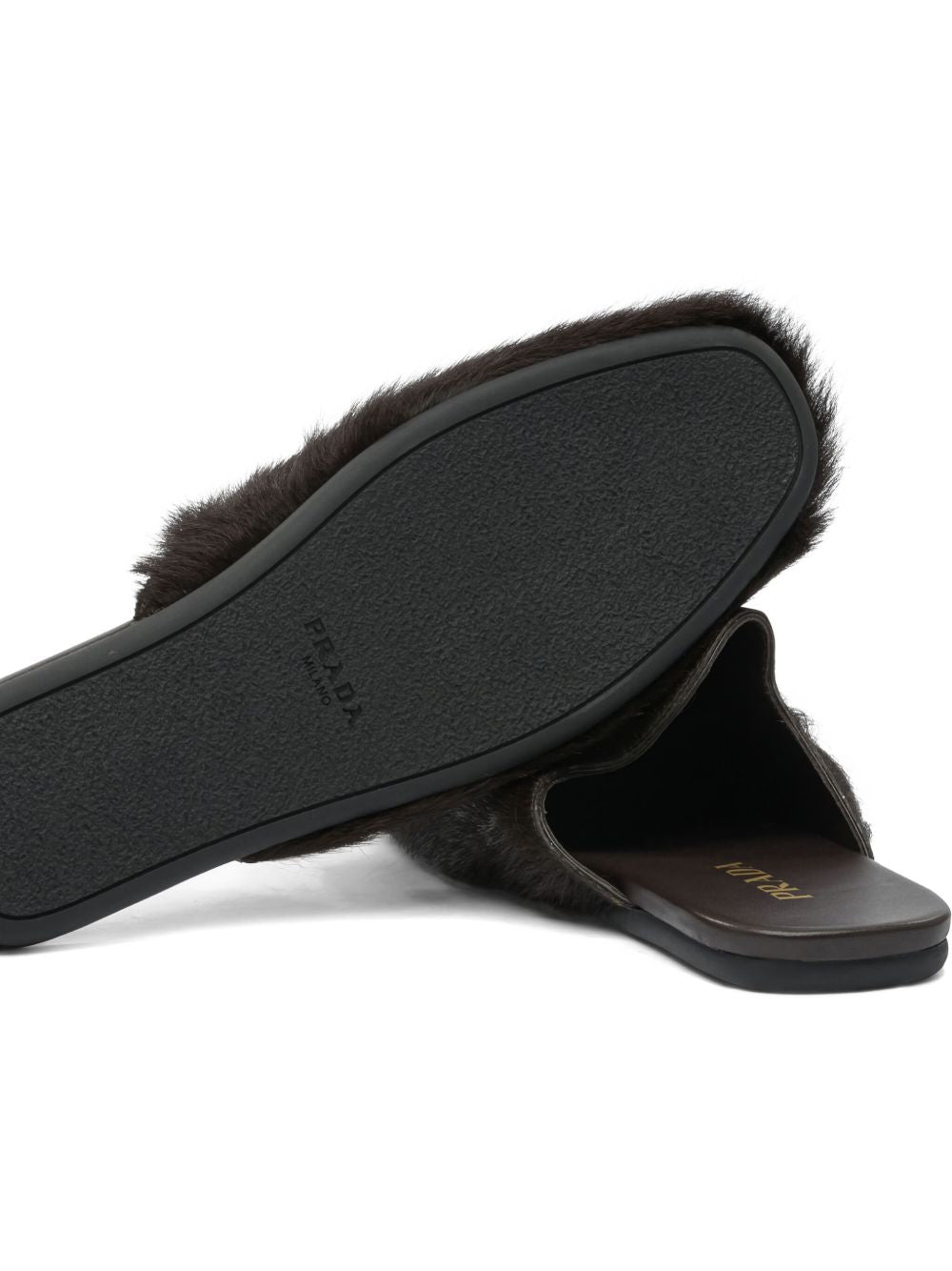 Prada Women Leather Slippers PRADA