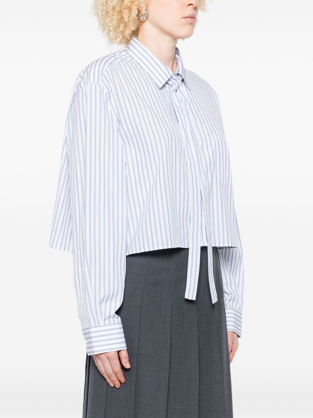 Prada Women Striped Cotton Shirt PRADA