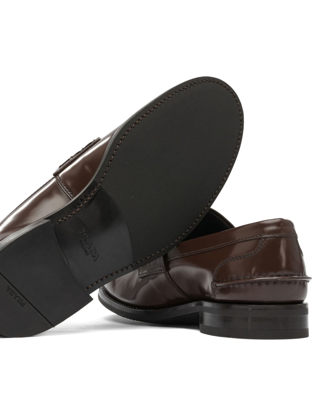 Prada Men Leather Loafers PRADA
