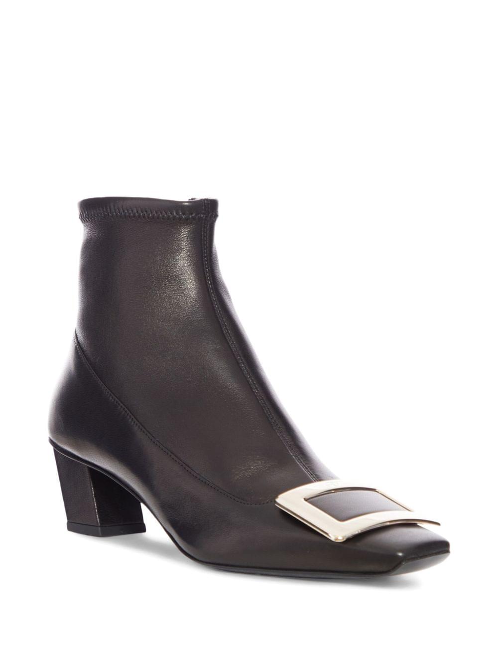 Roger Vivier Women Belle Vivier Leather Boots ROGER VIVIER