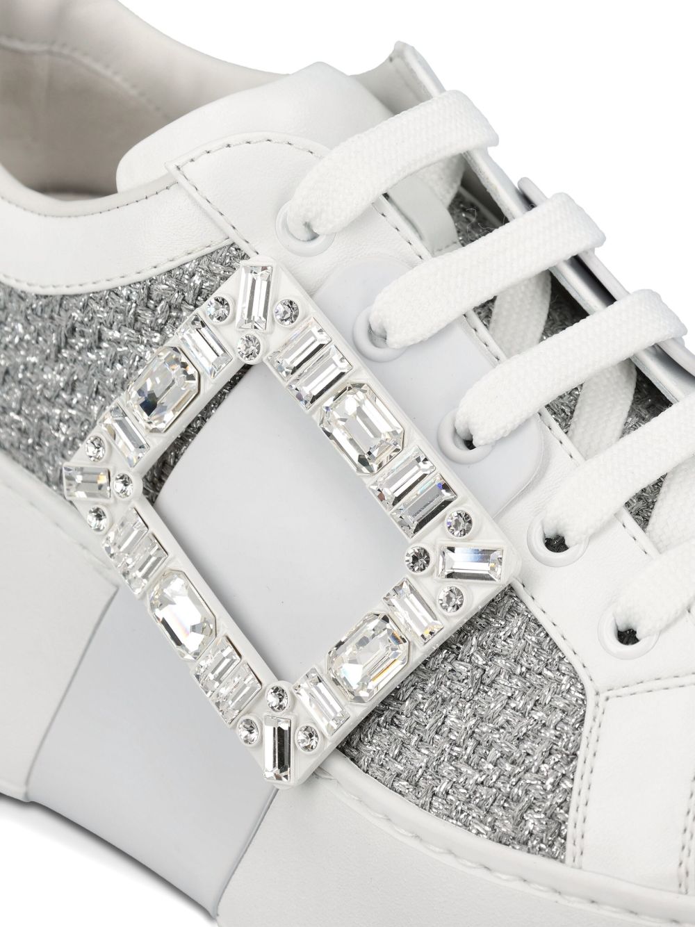 Roger Vivier Women Viv Skate High Strass Sneakers ROGER VIVIER