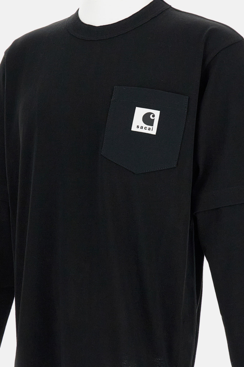 Sacai Men Long Sleeved T-Shirt Carhartt X Sacai Wip SACAI