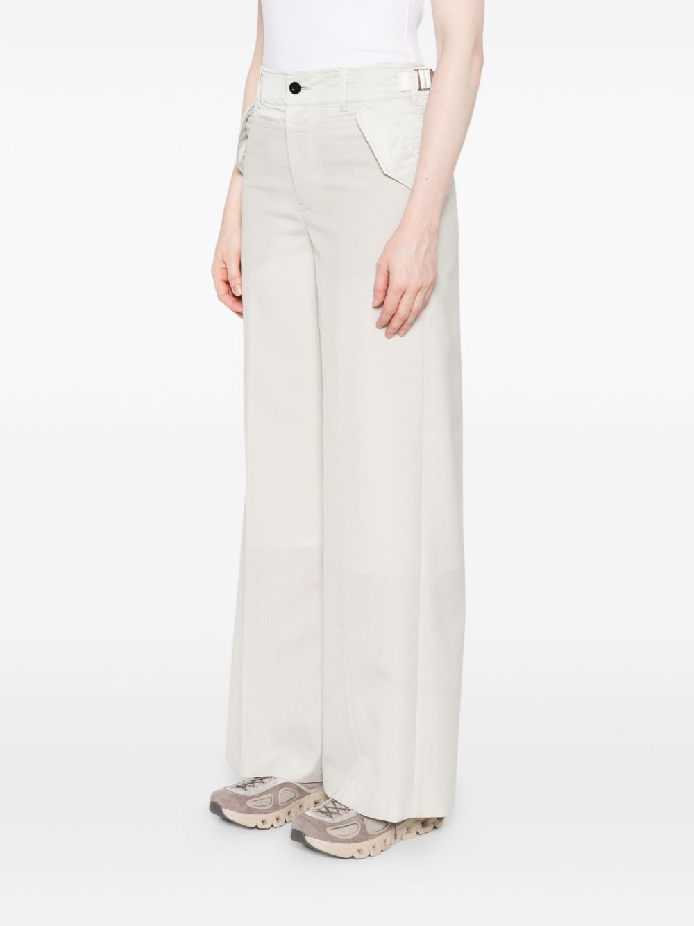 Sacai Women Nylon Trousers