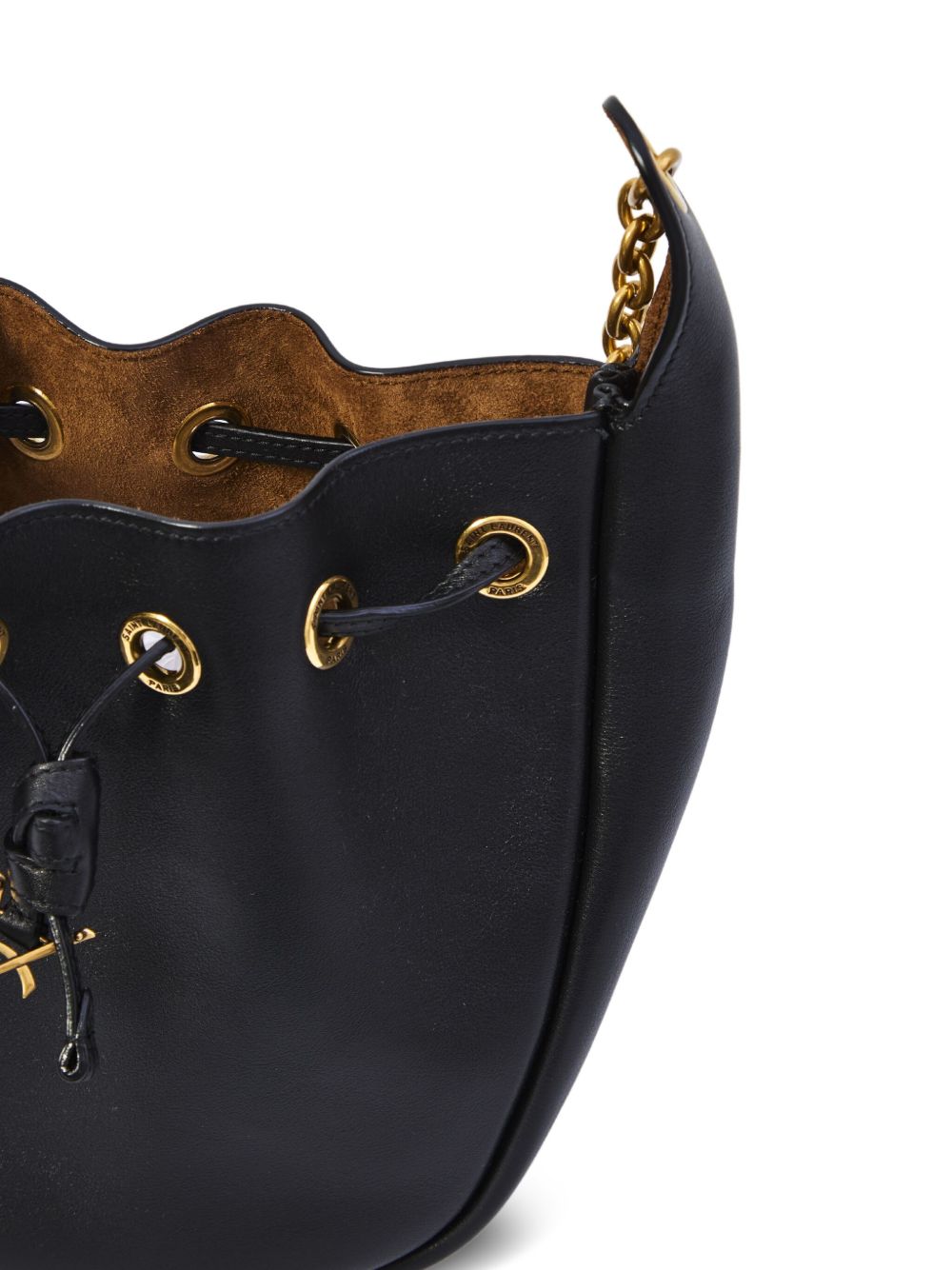 Saint Laurent Women Supple Leather Bucket Bag SAINT LAURENT