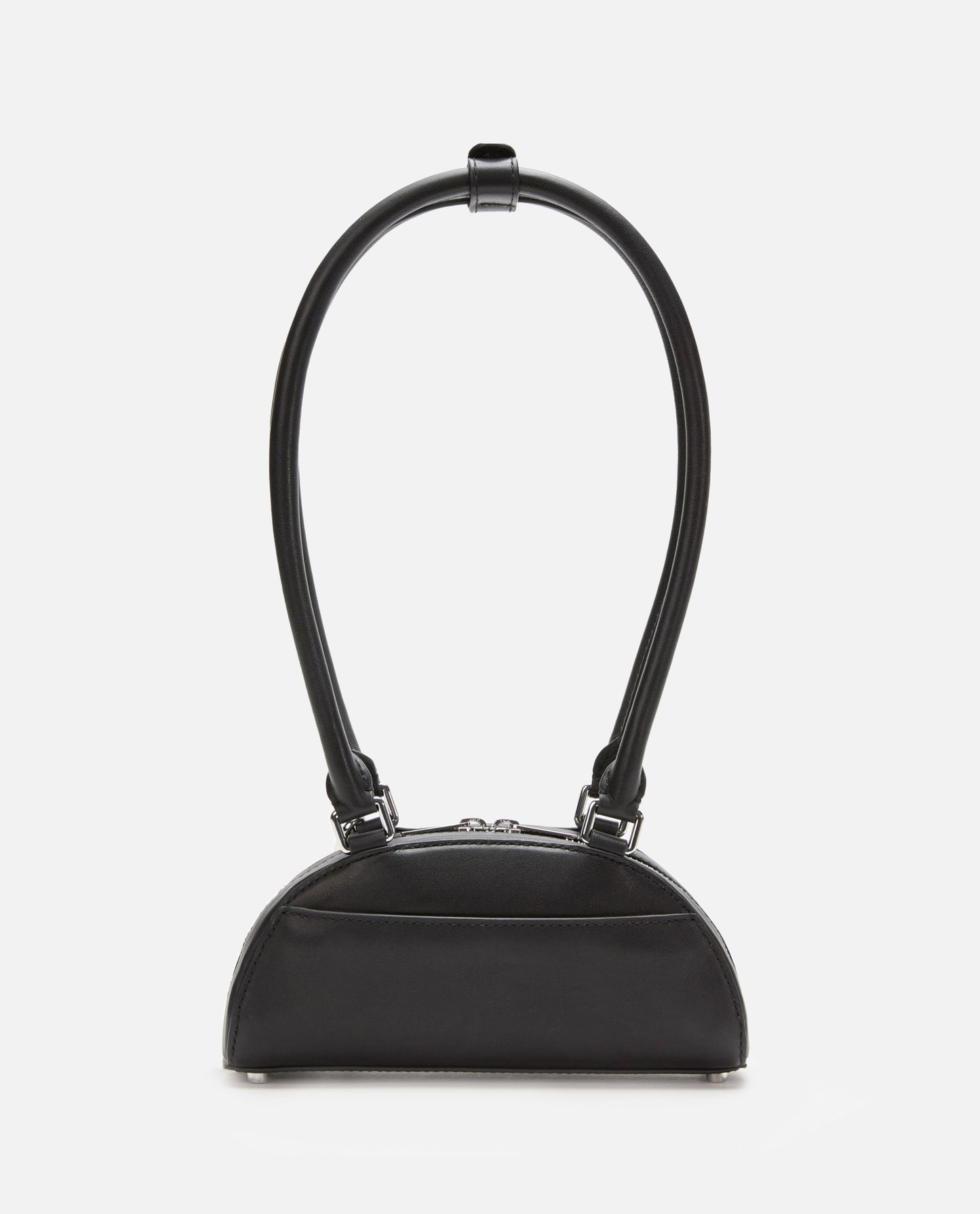 Self-Portrait Women Black Leather Mini Shoulder Bag With Charm SELF-PORTRAIT