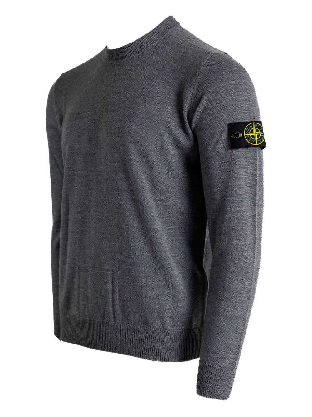 Stone Island Men Wool Crewneck Sweater STONE ISLAND