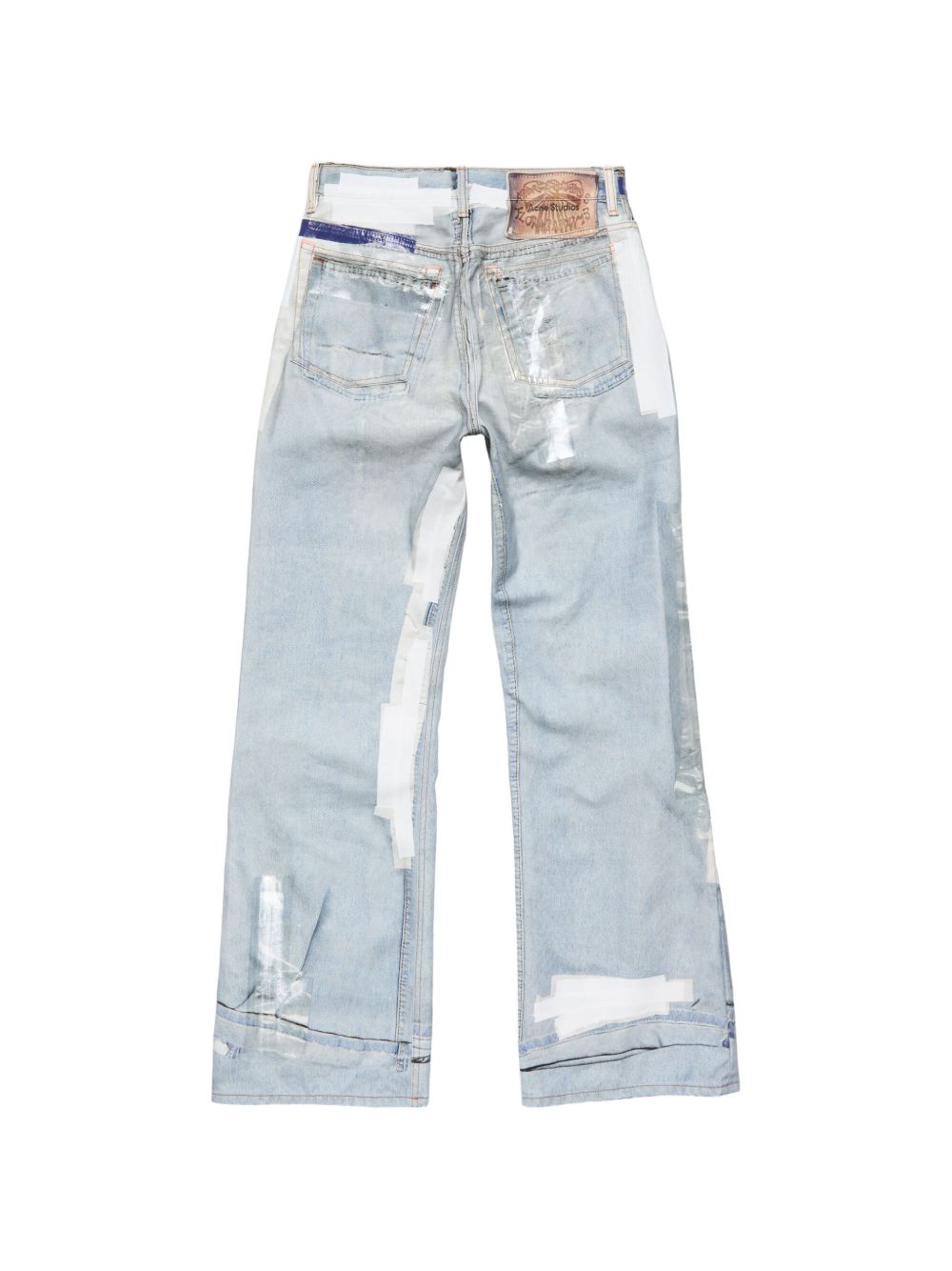 Acne Studios Men Printed Denim Jeans