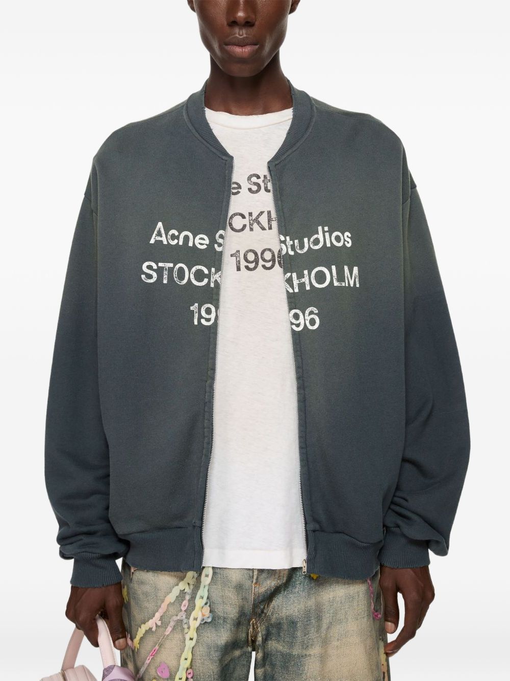 Acne Studios Men Logo Cotton Sweatshirt ACNE STUDIOS