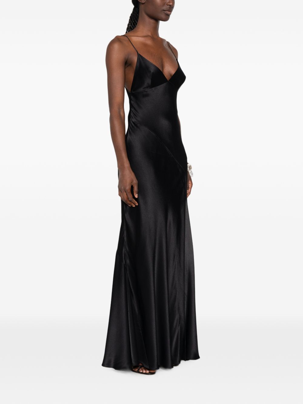 Alberta Ferretti Women Satin Long Dress ALBERTA FERRETTI