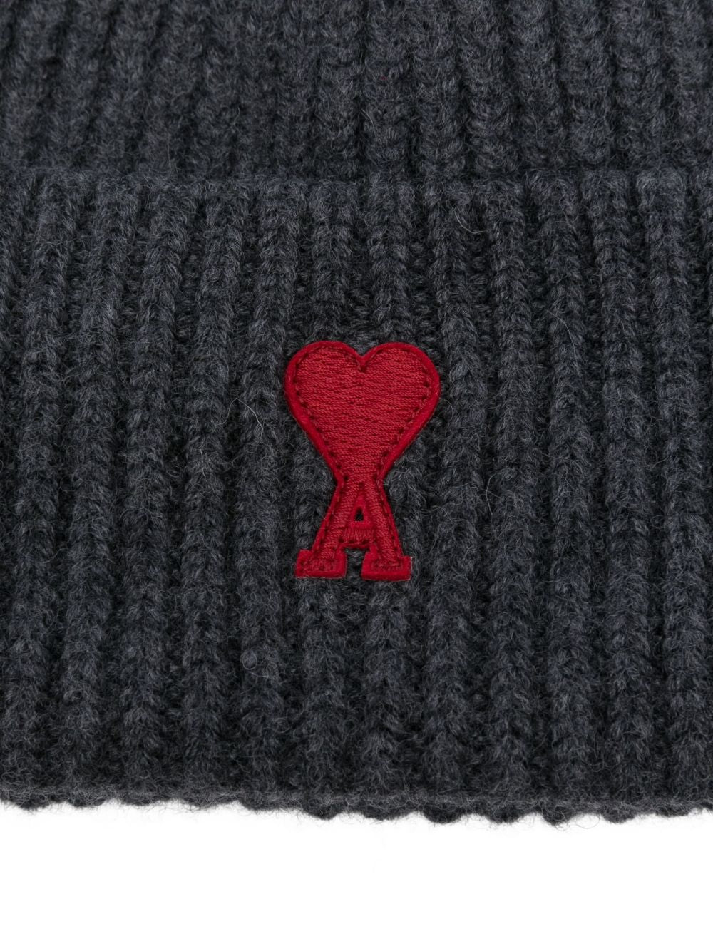 Ami Paris Women Ami De Coeur Wool Beanie AMI PARIS