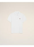Ami Paris Men Polo With Red Ami De Coeur AMI PARIS