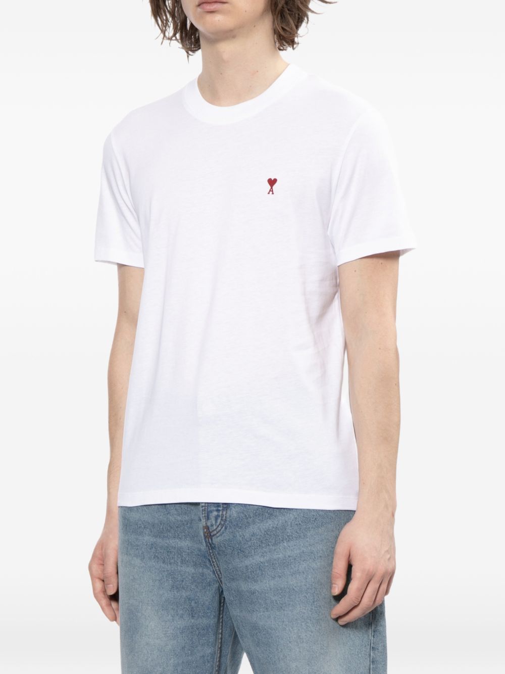 Ami Paris Men Ami De Coeur Cotton T-Shirt AMI PARIS