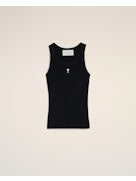 Ami Paris Women Tanktop With Contrasted Ami De Coeur AMI PARIS