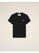 Ami Paris Women Tshirt With Contrasted Ami De Coeur AMI PARIS