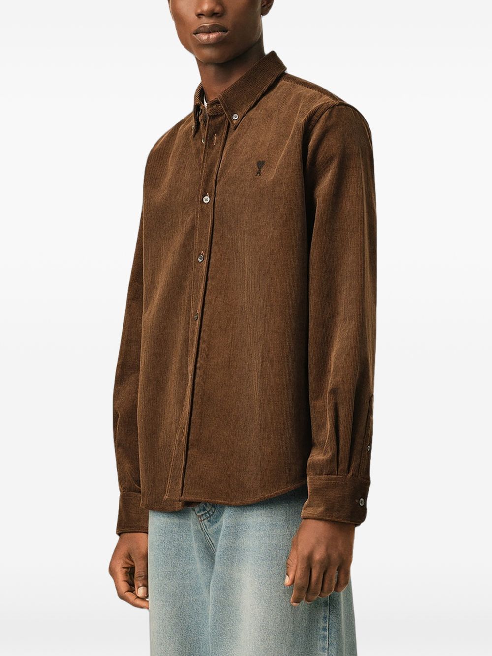 Ami Paris Men Velvet Shirt AMI PARIS