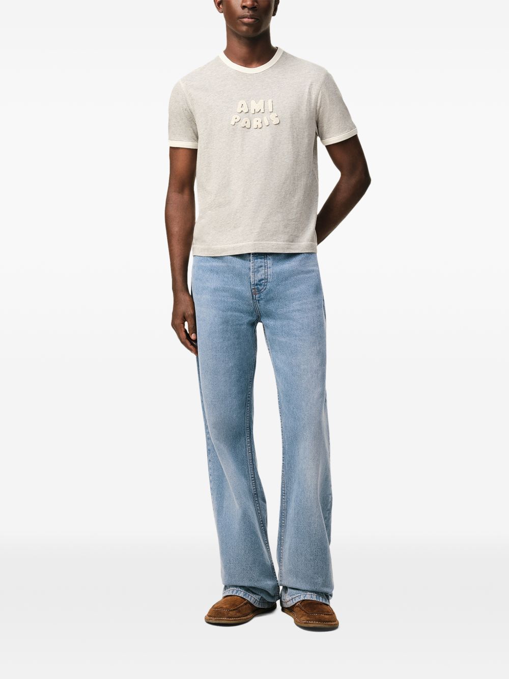 Ami Paris Men Large Fit Denim Jeans AMI PARIS