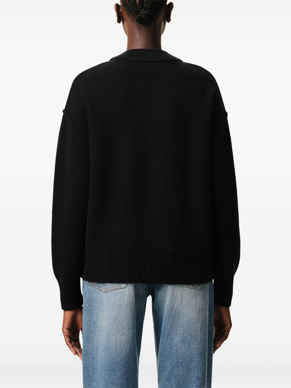 Ami Paris Men Ami De Coeur Wool Cardigan AMI PARIS