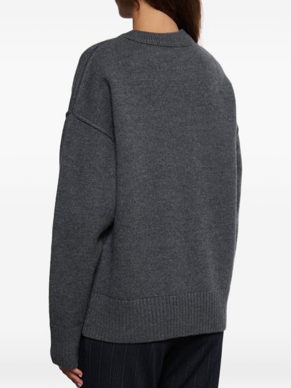 Ami Paris Men Ami De Coeur Wool Crewneck Sweater AMI PARIS