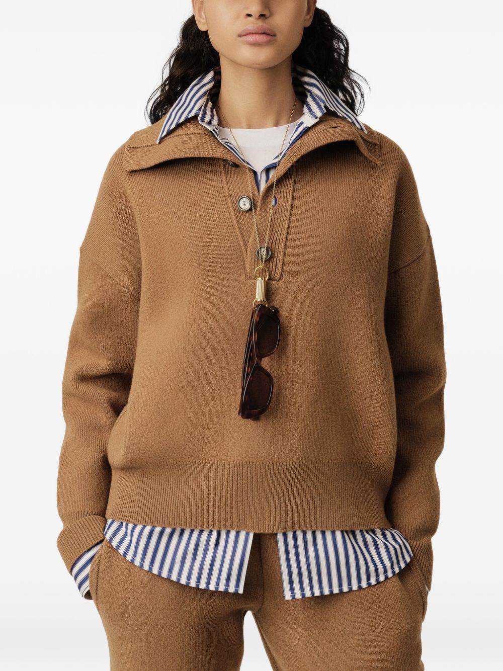 Ami Paris Women Wool Turtle-Neck Sweater AMI PARIS