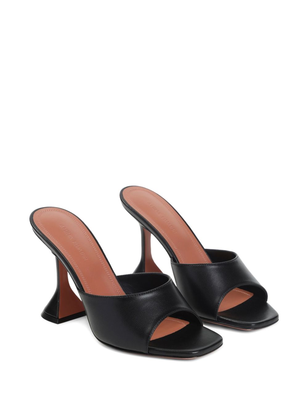 Amina Muaddi Women Lupida Leather Mules AMINA MUADDI