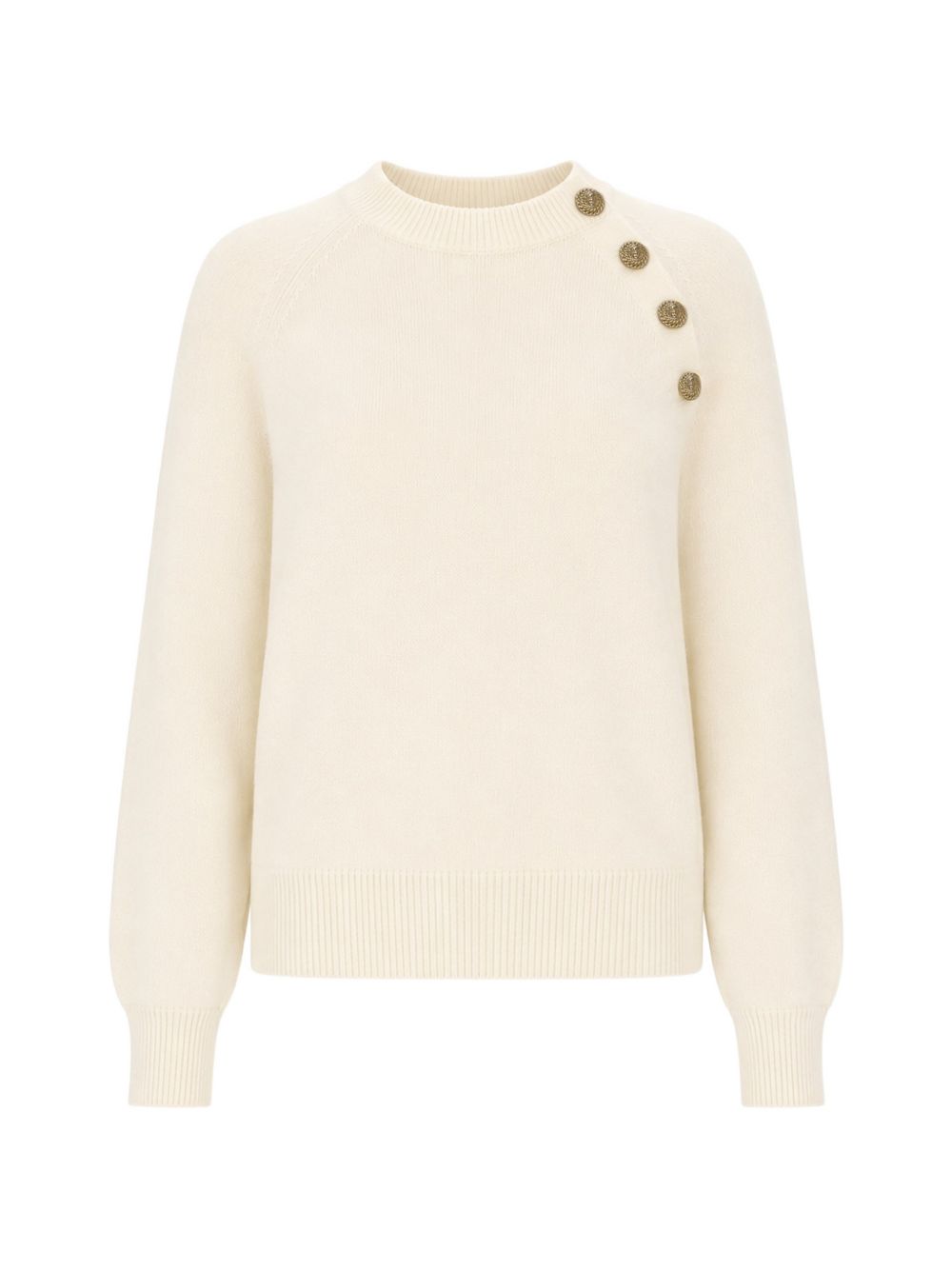 Balmain Women Cashmere Crewneck Sweater BALMAIN