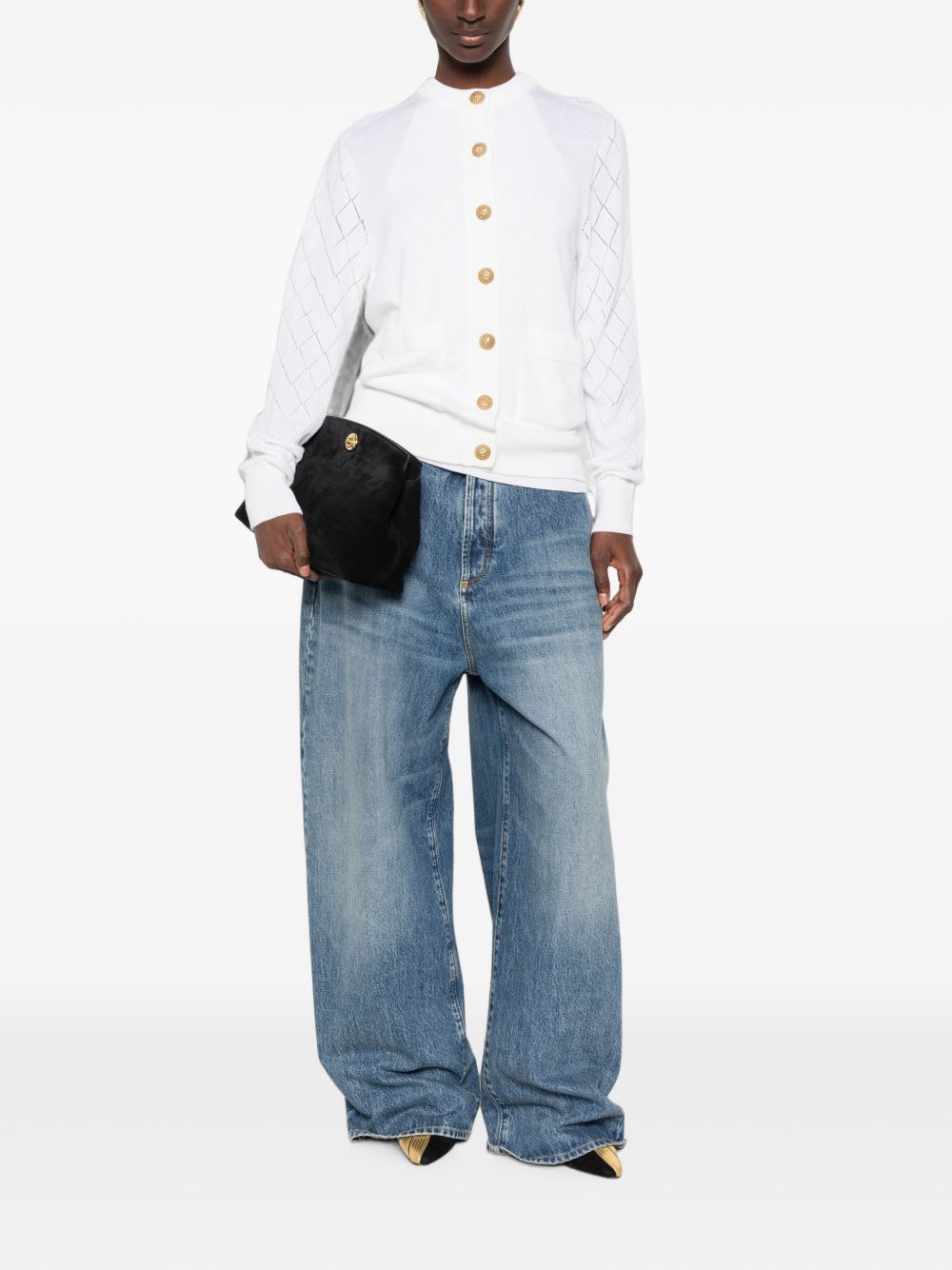 Balmain Women Wool Cardigan