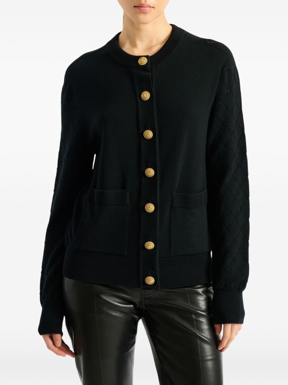 Balmain Women Wool Cardigan