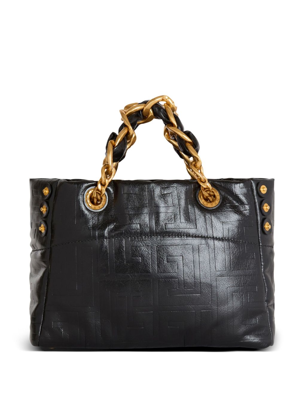 Balmain Women 1945 Small Leather Tote BALMAIN