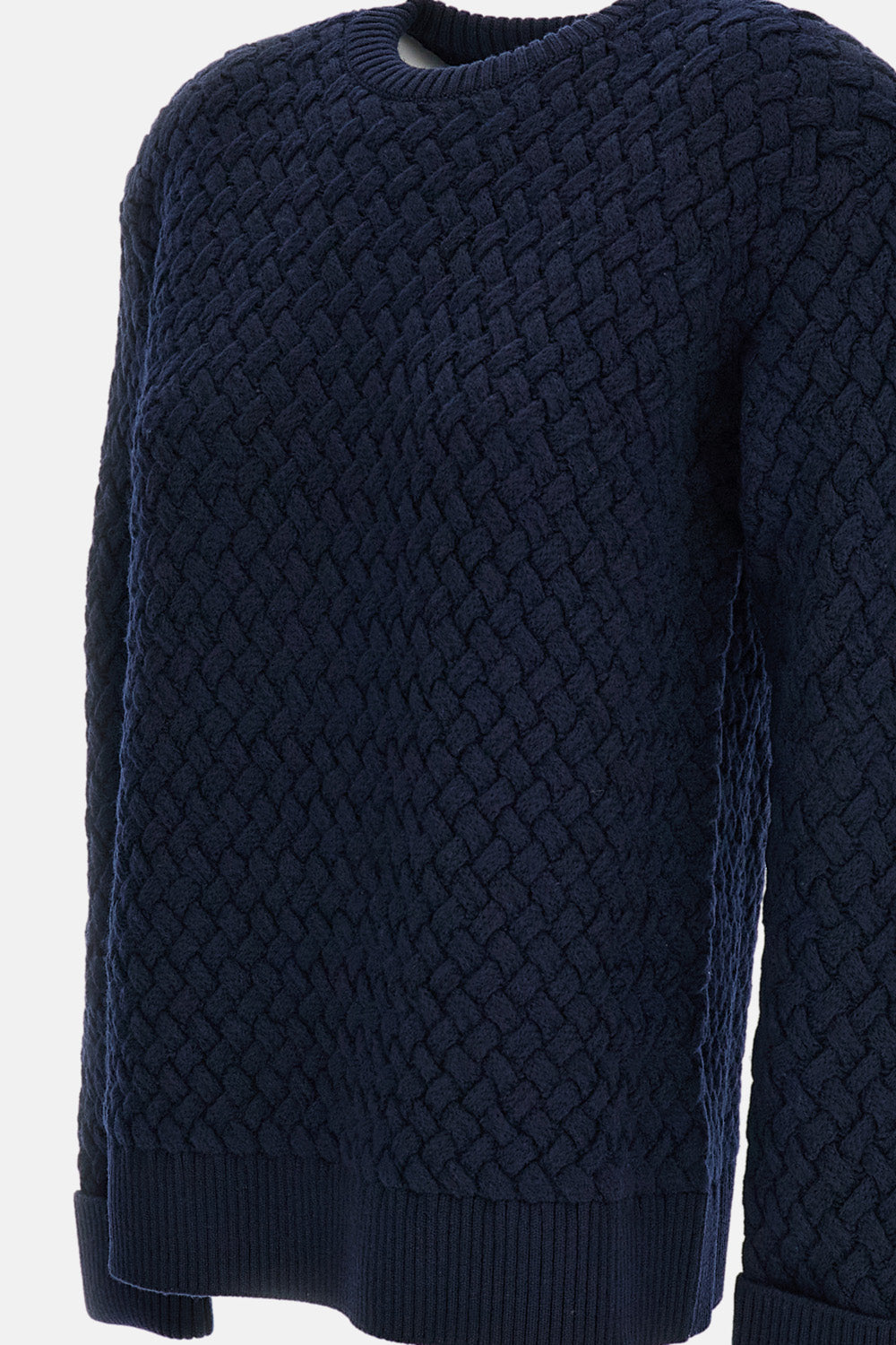 Bottega Veneta Women Crewneck Sweater Intrecciato Motif BOTTEGA VENETA