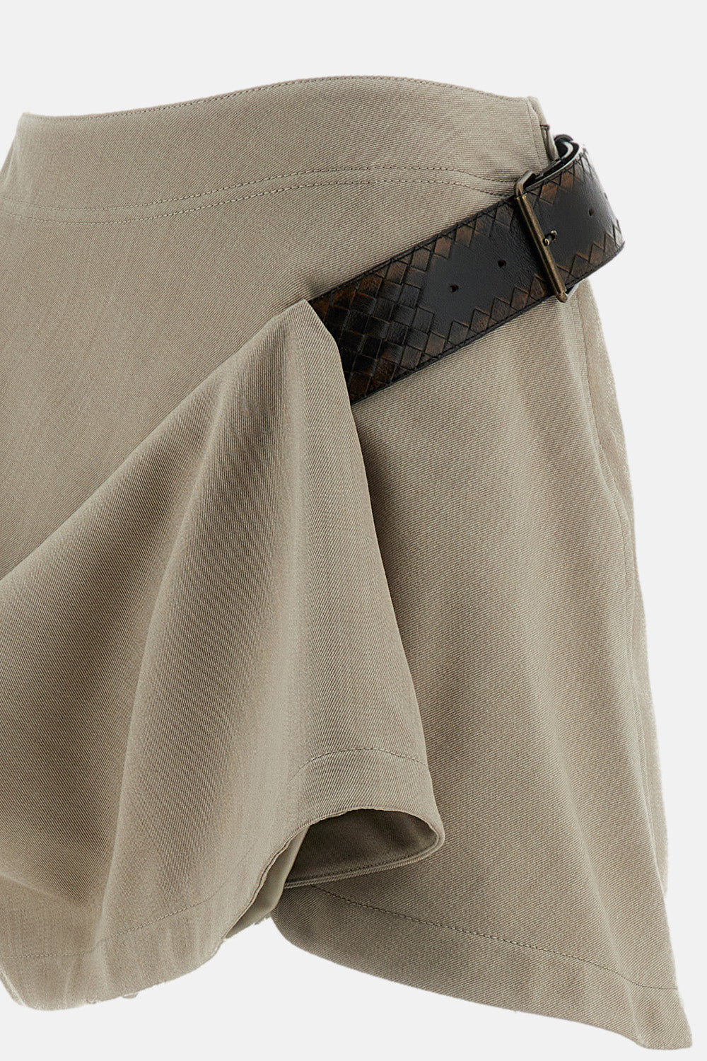 Bottega Veneta Women Soft Wool Twill Skirt BOTTEGA VENETA