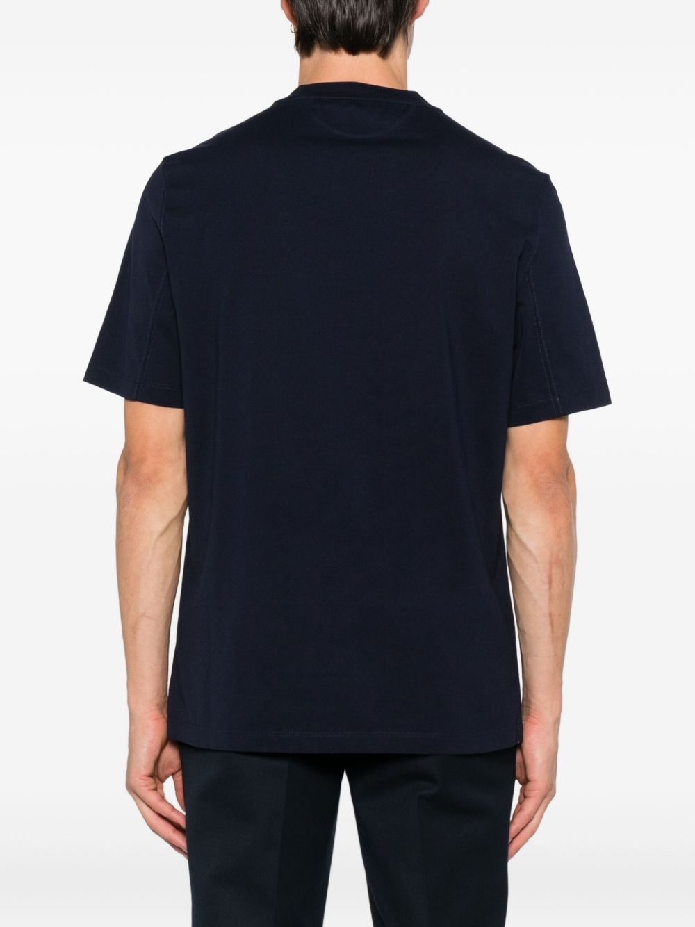 Brunello Cucinelli Men Logo Cotton T-Shirt BRUNELLO CUCINELLI