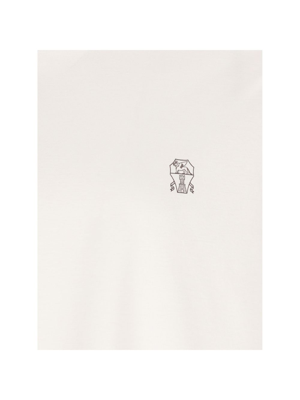 Brunello Cucinelli Men Logo Cotton T-Shirt BRUNELLO CUCINELLI