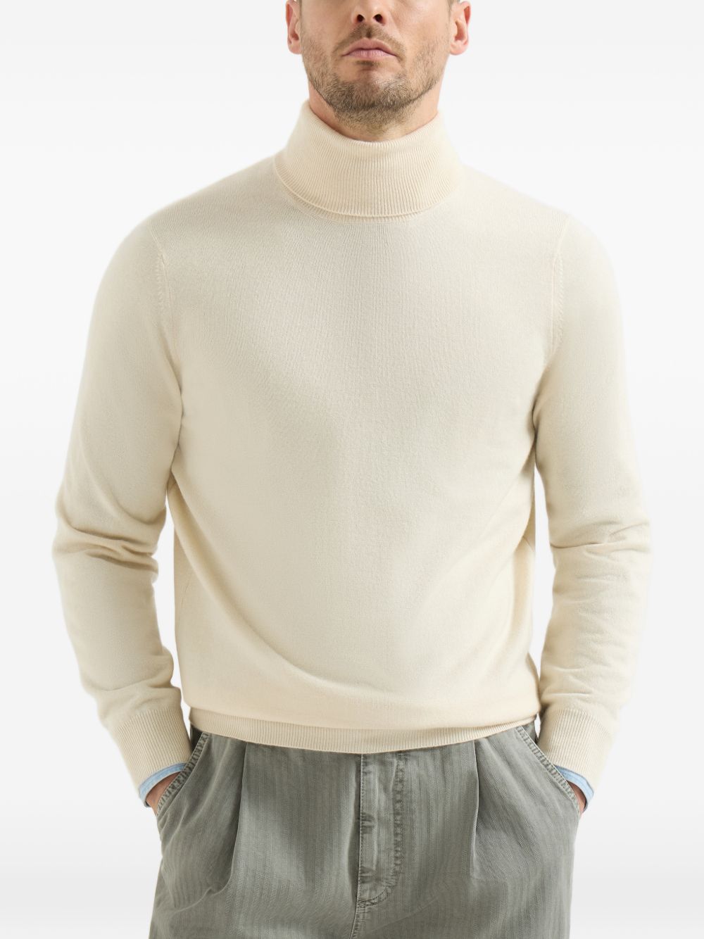 Brunello Cucinelli Men Cashmere Turtle-Neck Sweater BRUNELLO CUCINELLI