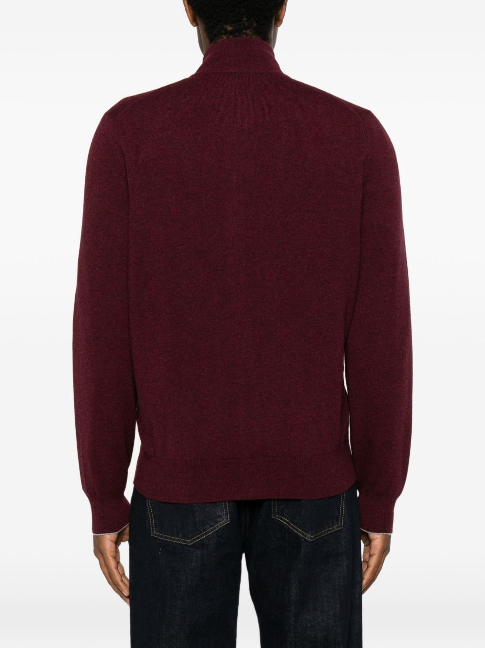 Brunello Cucinelli Men Cashmere Zipped Cardigan BRUNELLO CUCINELLI