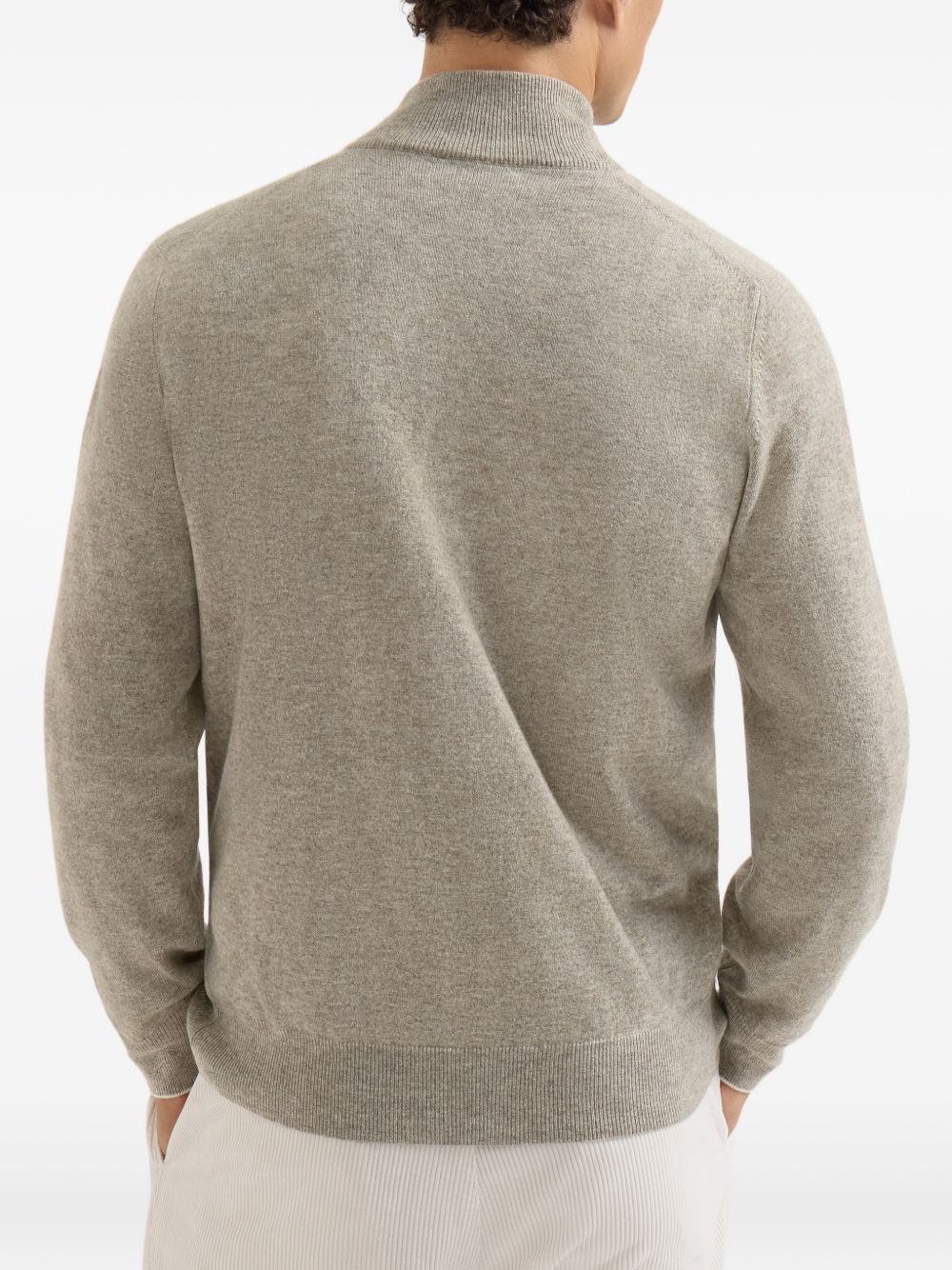Brunello Cucinelli Men Cashmere Zipped Cardigan