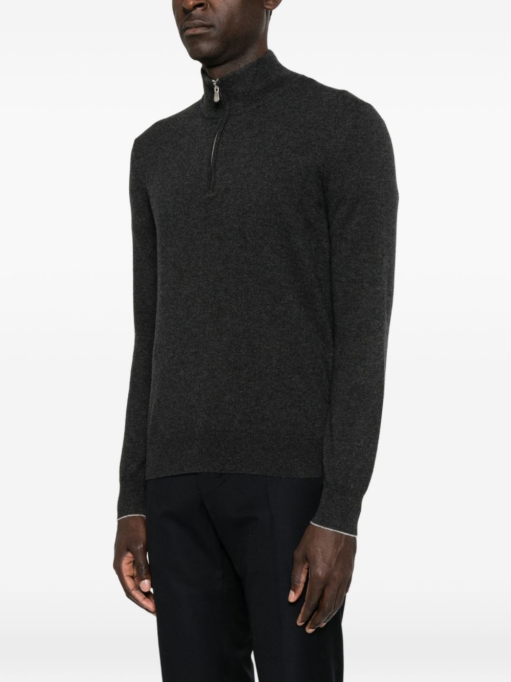 Brunello Cucinelli Men Cashmere Turtle-Neck Sweater
