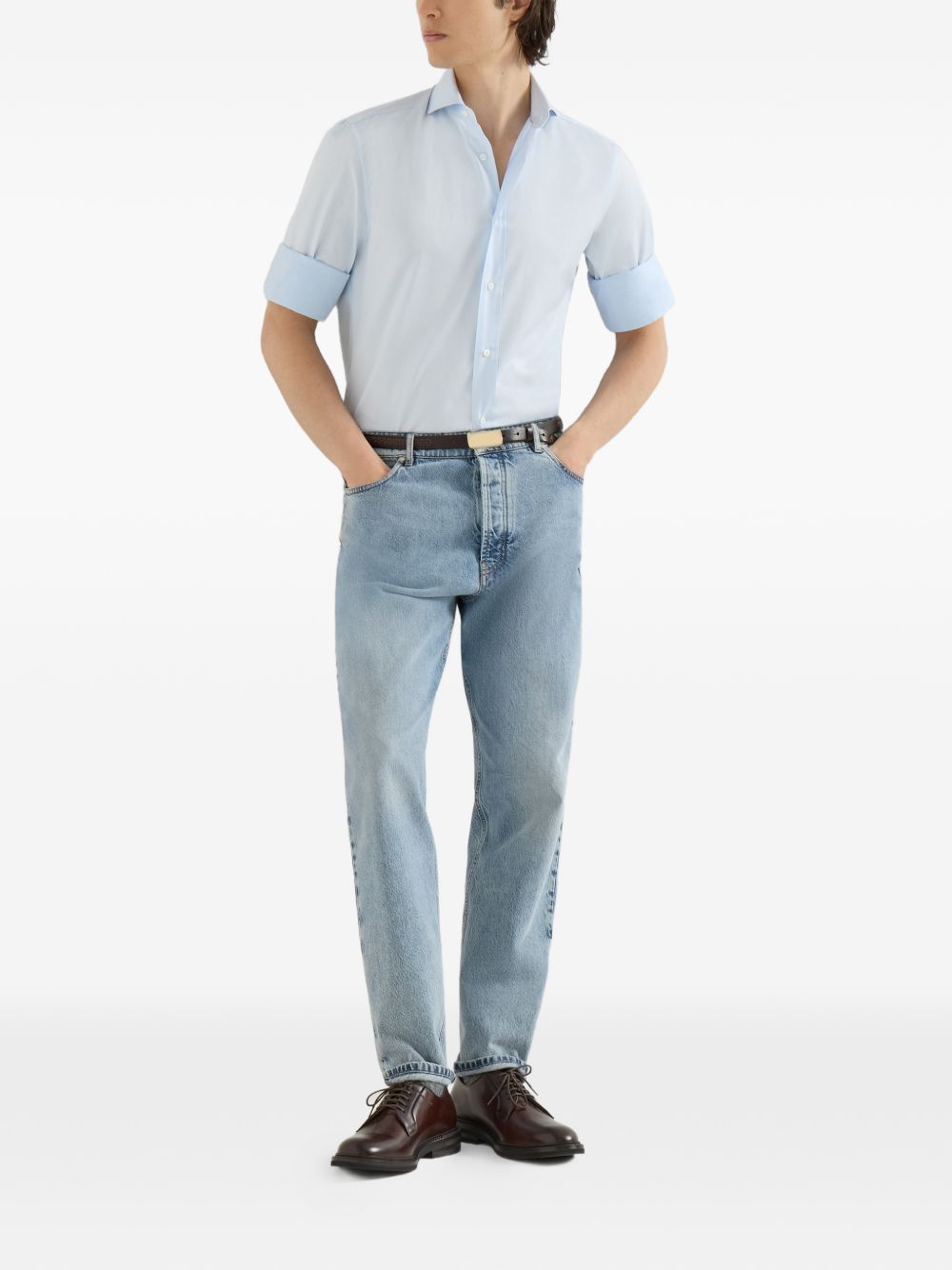 Brunello Cucinelli Men Denim Cotton Jeans BRUNELLO CUCINELLI