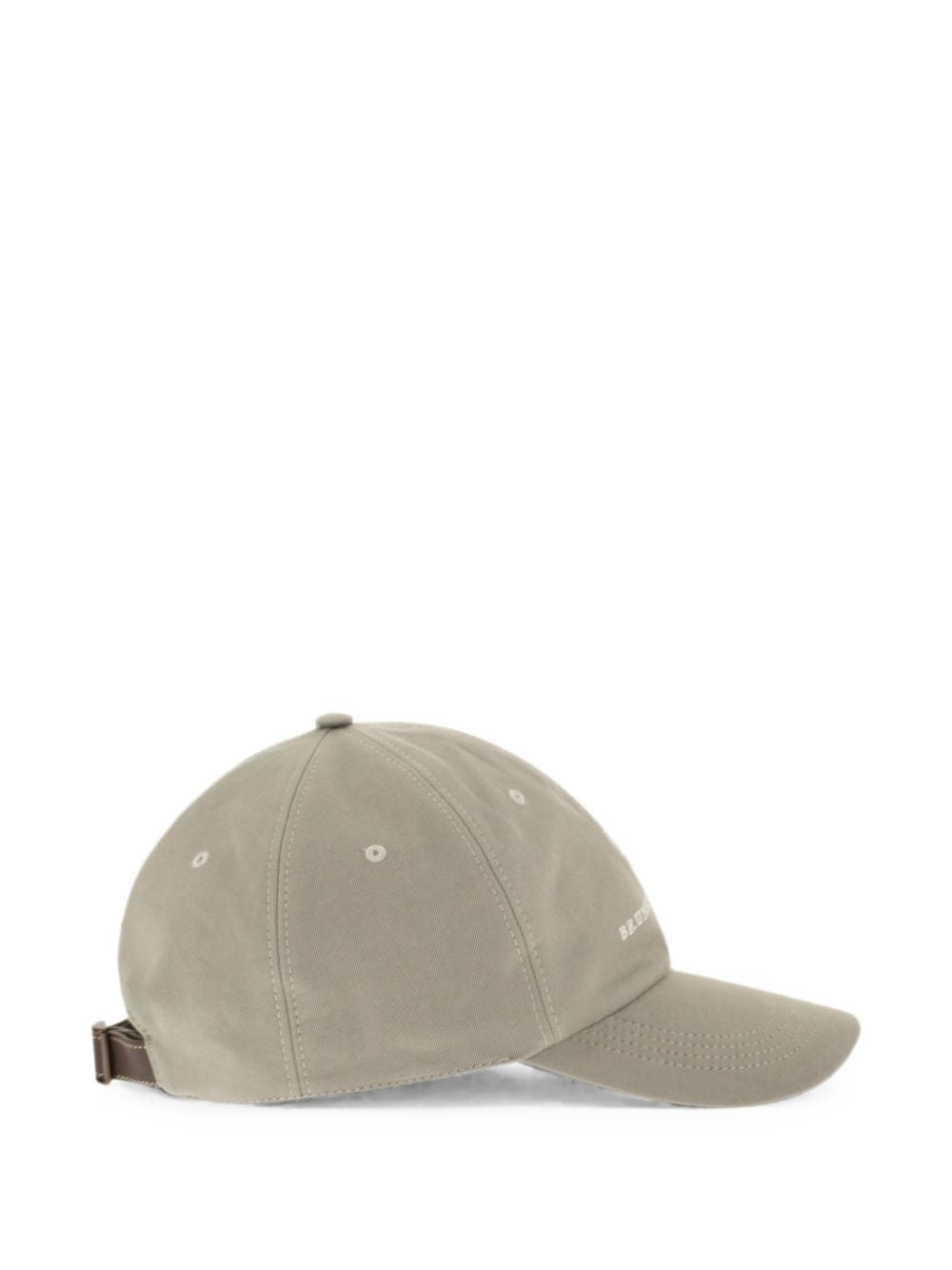 Brunello Cucinelli Men Logo Cotton Baseball Cap BRUNELLO CUCINELLI
