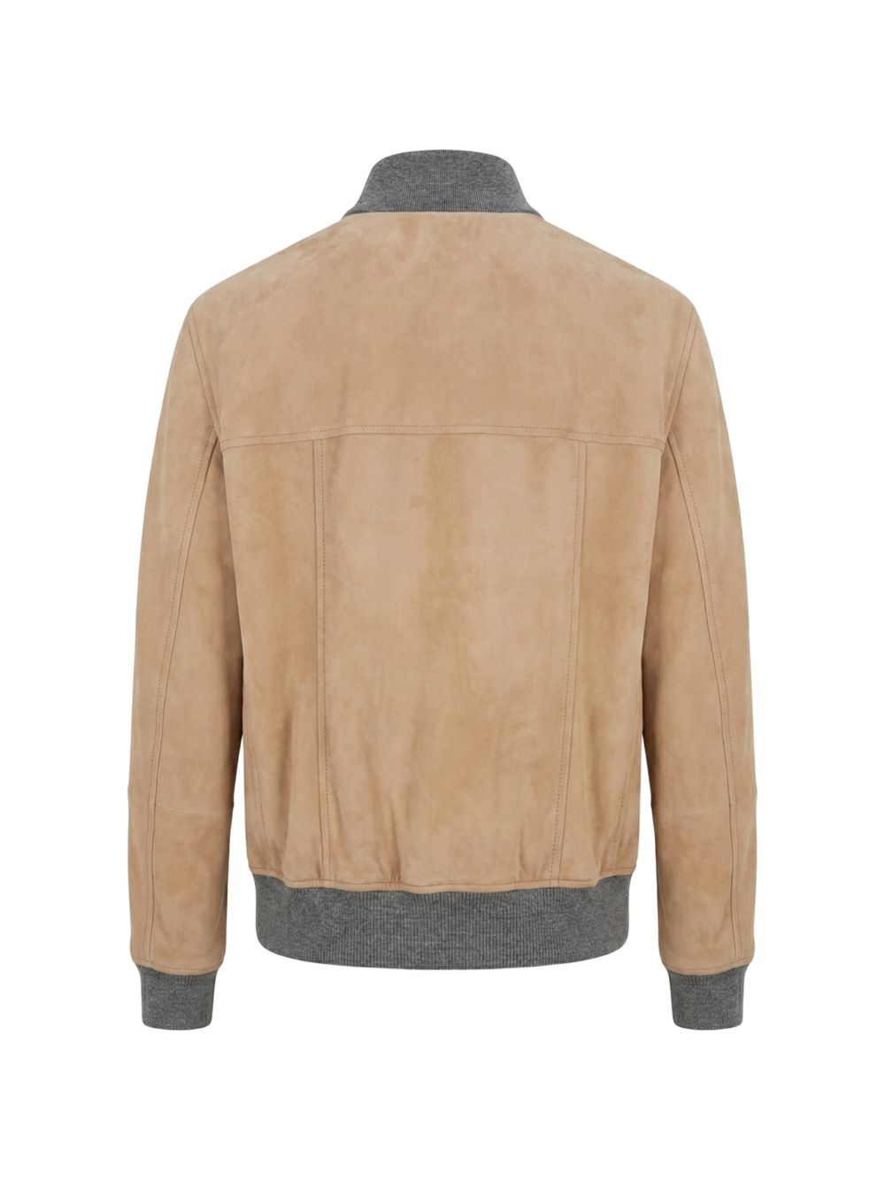 Brunello Cucinelli Men Leather Bomber Jacket BRUNELLO CUCINELLI