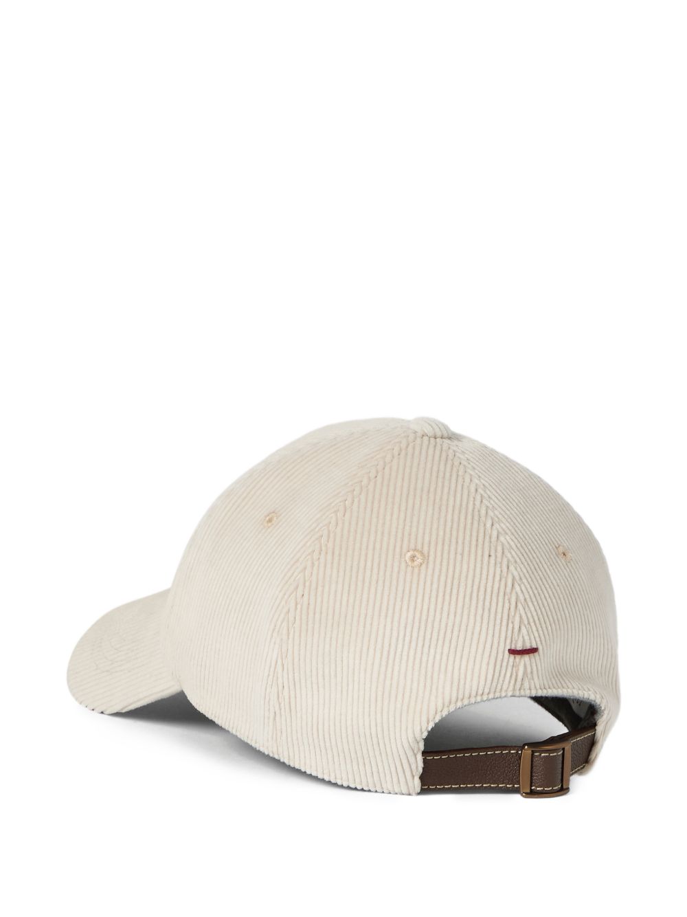 Brunello Cucinelli Men Logo Cotton Baseball Cap BRUNELLO CUCINELLI